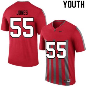 Youth Ohio State Buckeyes #55 Matthew Jones Retro Nike NCAA College Football Jersey Fashion OEJ2344TI
